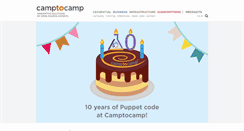 Desktop Screenshot of camptocamp.com